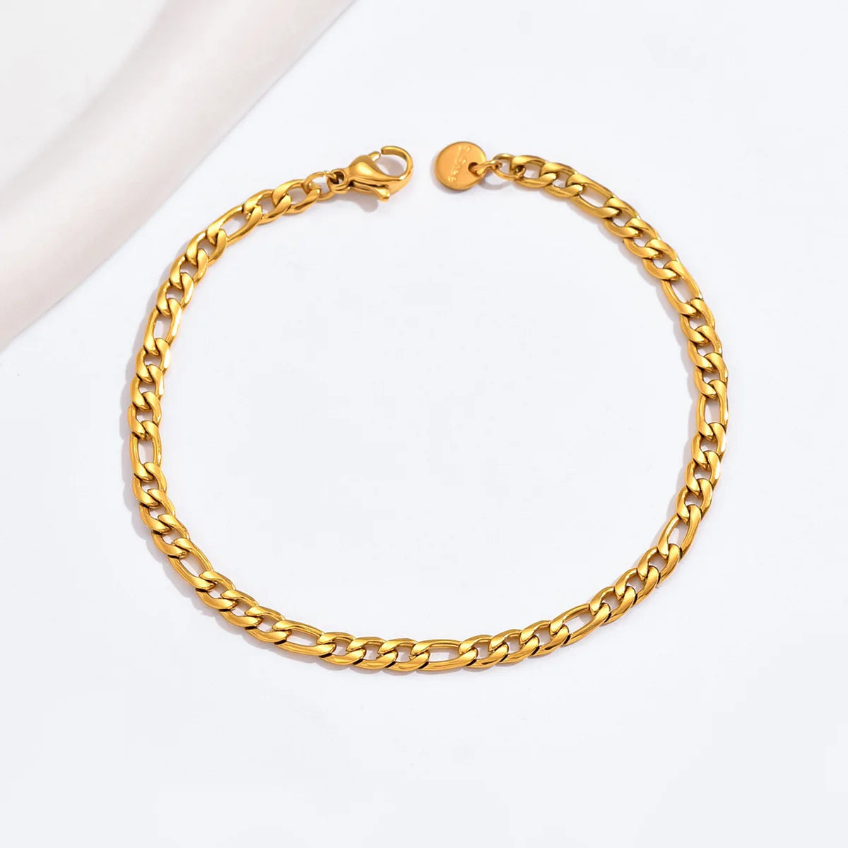 Pulsera Acero Inoxidable Chapado Oro 14K - Unisex