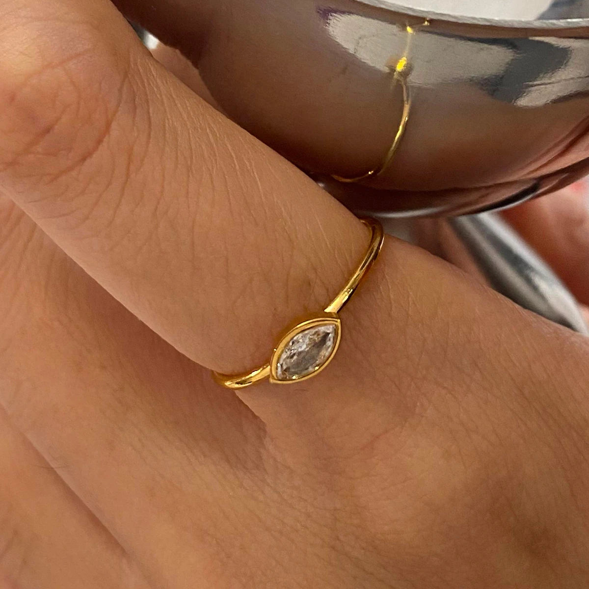 Set Anillos Apilables Personalizados - Acero Inoxidable Dorado 2025