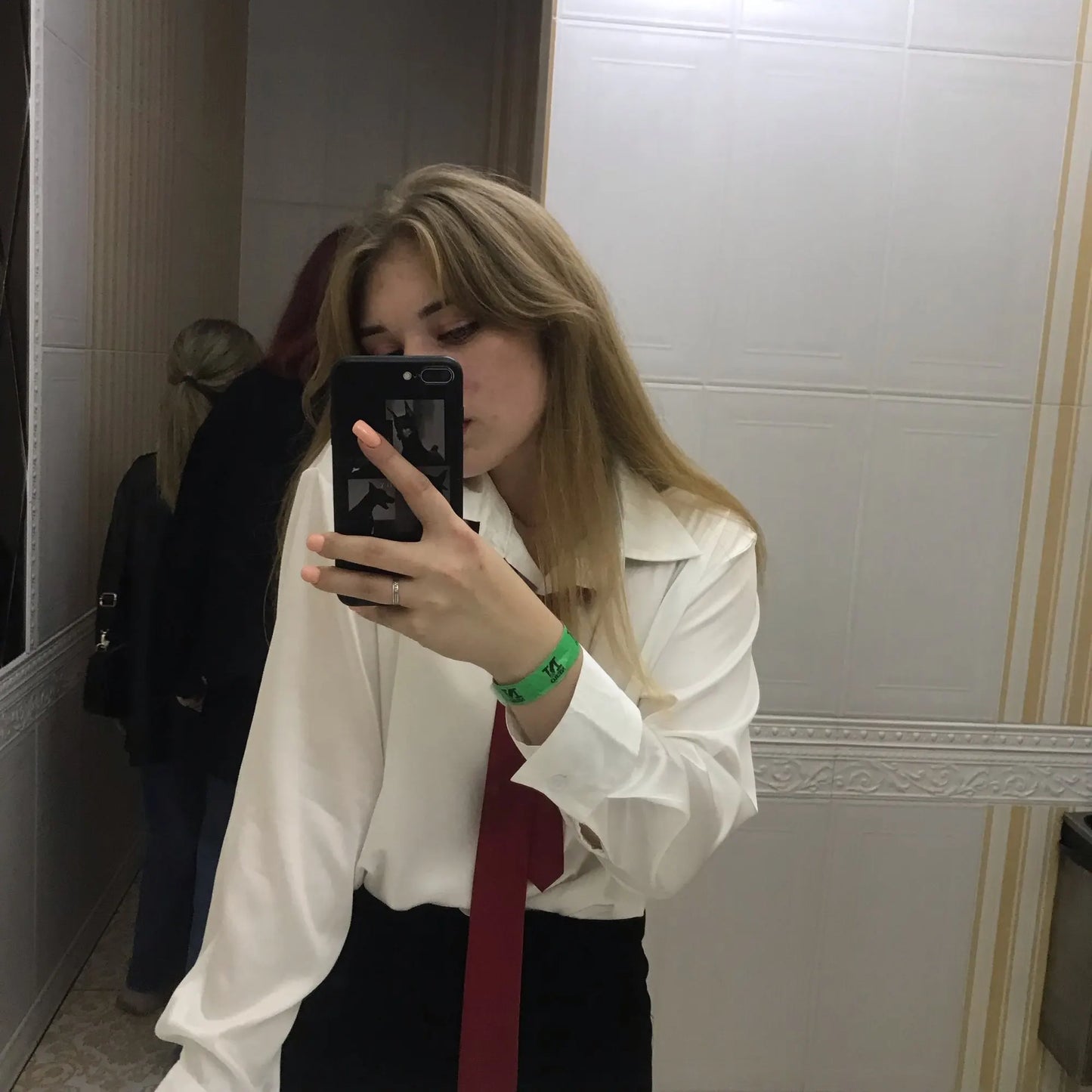 Camisa Satén Mujer Vintage - Blusa Holgada Primavera 2025