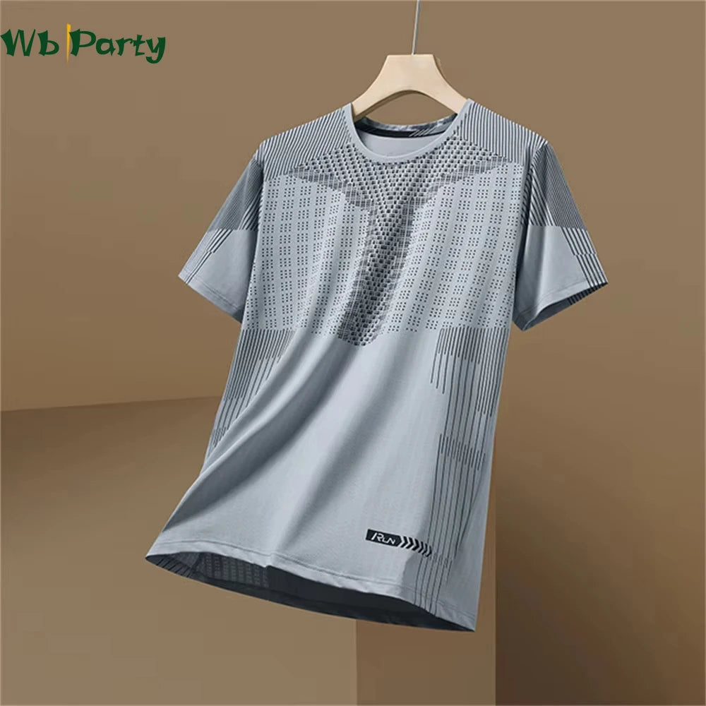 Camiseta Deportiva Hombre 3D - Running Casual Estampado Gráfico