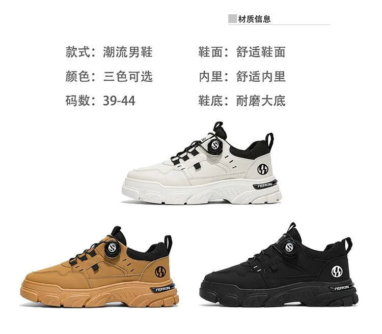 Botas Hombre High-Top Montañismo - Outdoor Antideslizantes Casual Viaje Fashion Versátiles Cómodas Senderismo