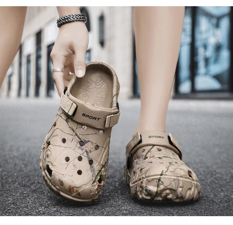 Sandalias Hombre Verano 2024 - Chanclas Casa Jardín Ligeras Antideslizantes