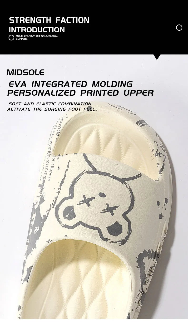 Chanclas Hombre Baño Verano - Pantuflas Interior Exterior Antideslizantes