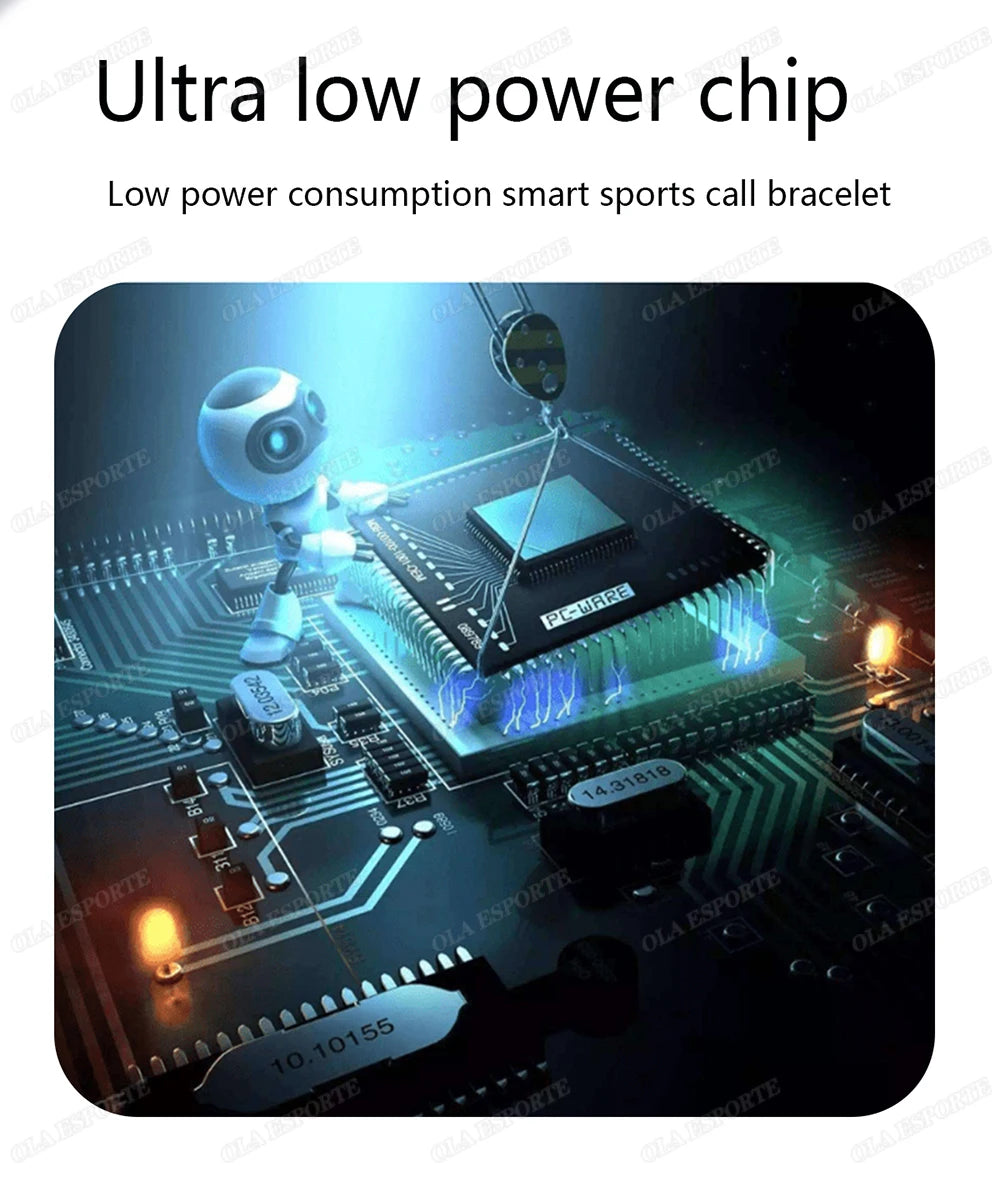 Smartwatch 2.01'' HD para Android iOS - Llamadas Bluetooth Deportivo Música