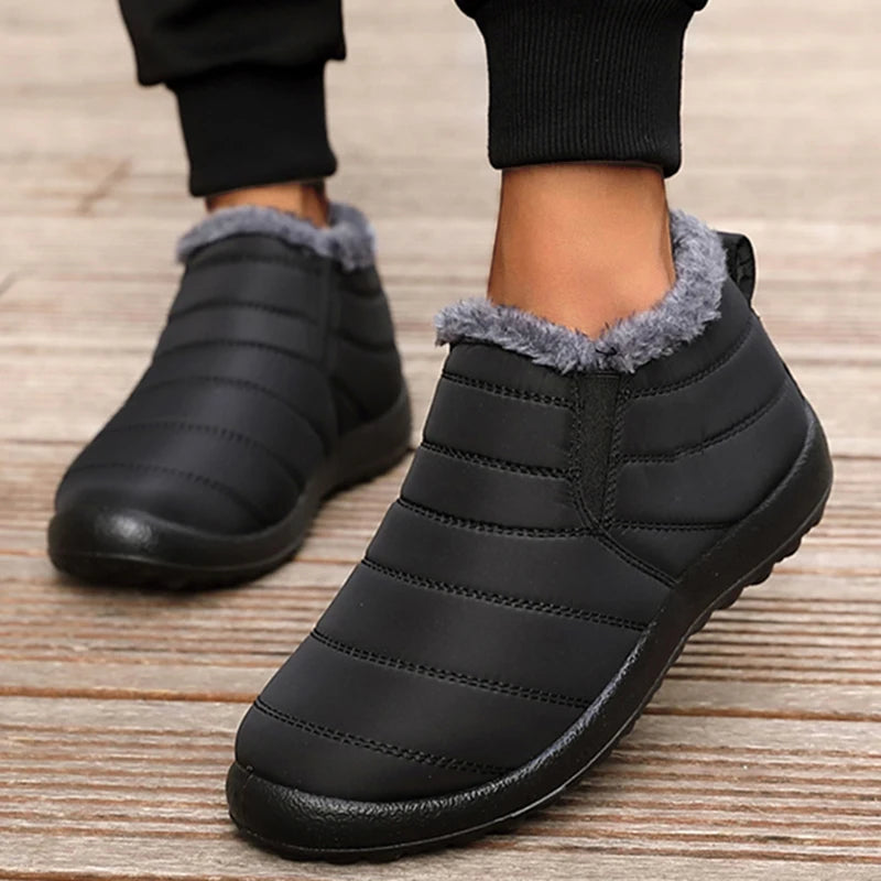 Botas Nieve Mujer Plataforma Punk - Slip On Tobillo Piel Cálidas Invierno