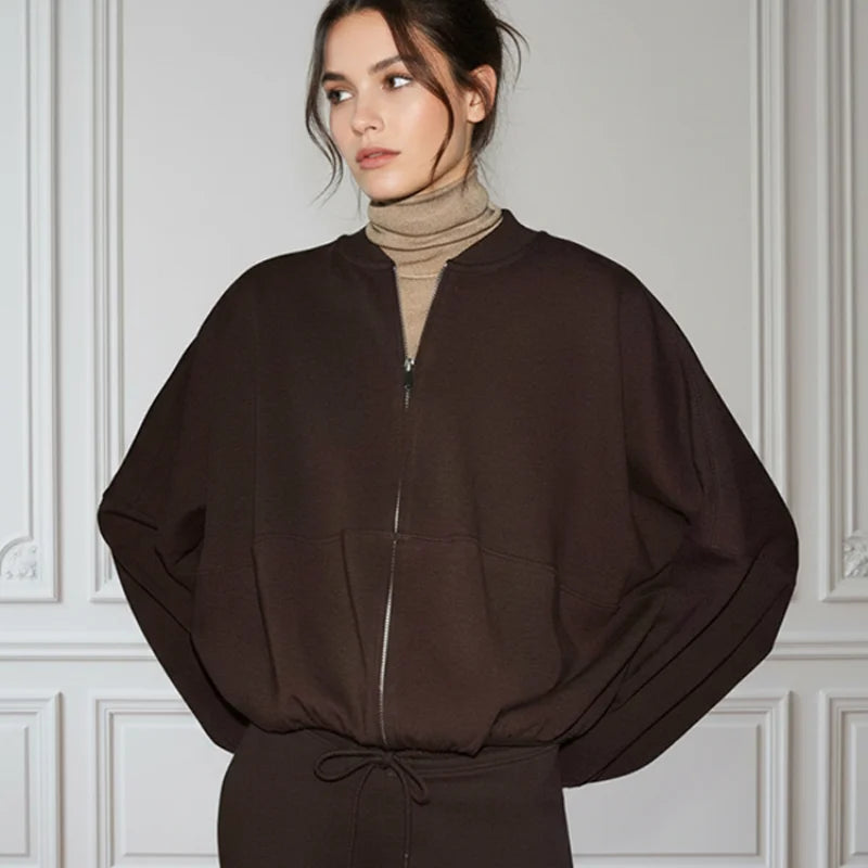 Chaqueta Piel Sintética Mujer Lujo - Chaqueta Cinturón Cuello V