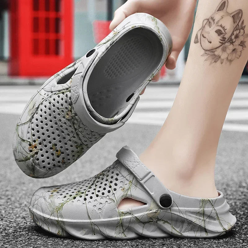 Chanclas Hombre Verano Playa - Sandalias Antideslizantes Outdoor Casual