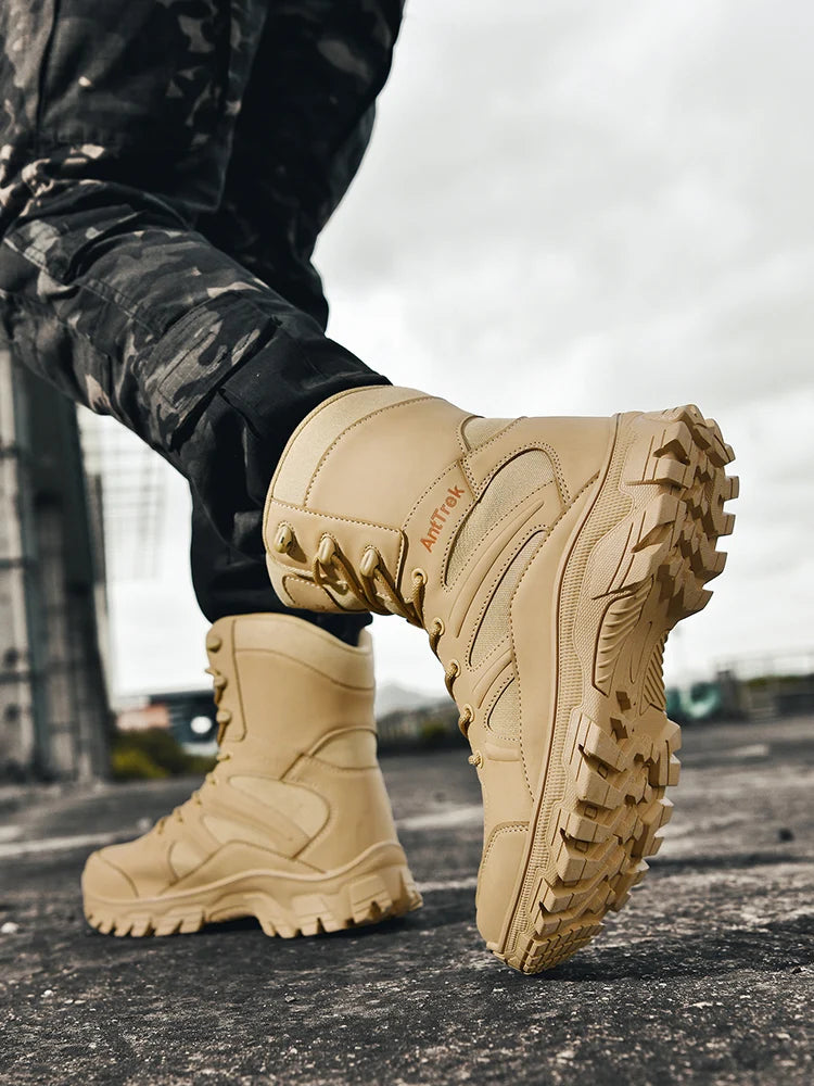 Botas Hiking Hombre High-Top Outdoor - Senderismo Cálidas Cómodas Casual Invierno