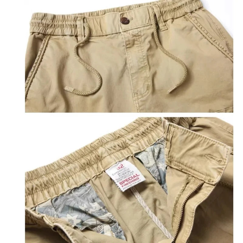 Pantalones Cargo Hombre Jogging - Algodón Largo Tácticos Militares
