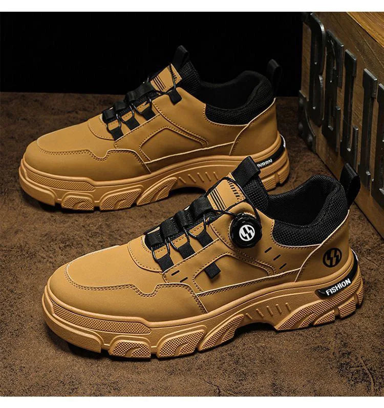 Botas Hombre High-Top Montañismo - Outdoor Antideslizantes Casual Viaje Fashion Versátiles Cómodas Senderismo