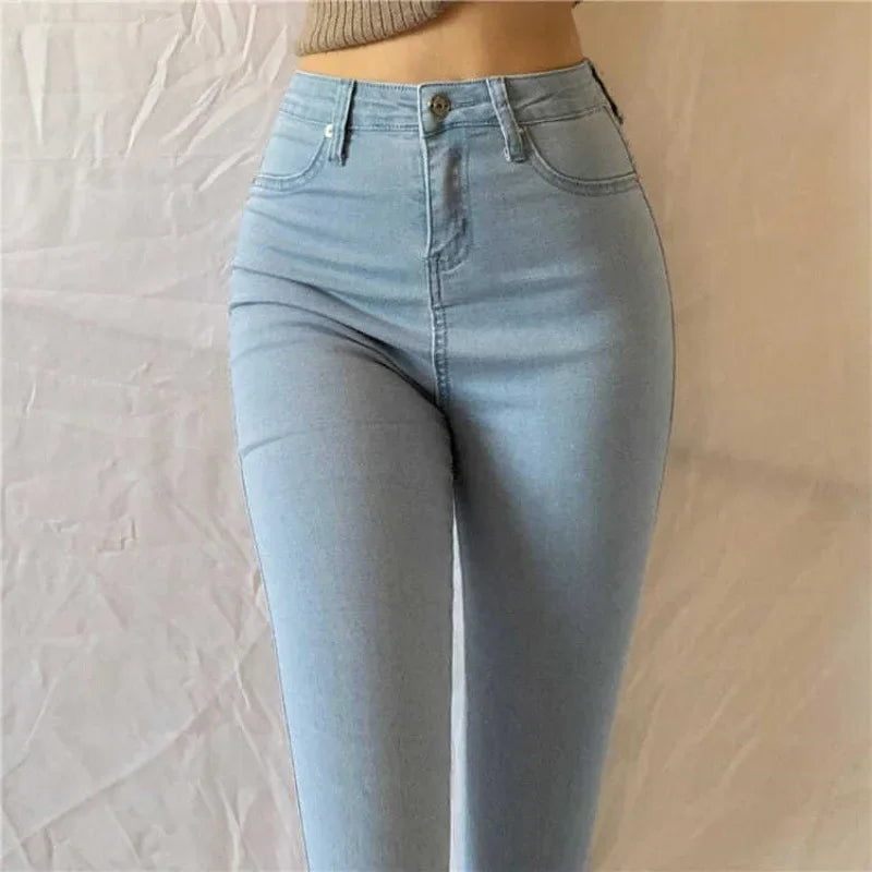 Vaqueros Mujer Push Up Tallas Grandes - Jeans Cintura Alta Ajustados