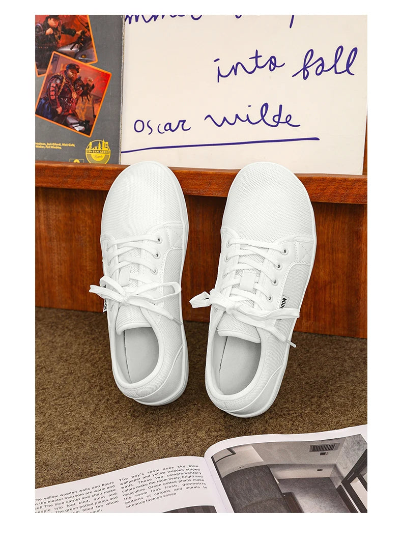 Zapatos Hombre Minimalistas Barefoot - Punta Ancha Zero Drop Transpirables Malla Ligeros Walking