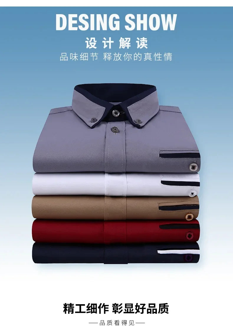 Camisa Hombre Verano Manga Corta - Slim Sin Plancha Casual Vestir Padrinos