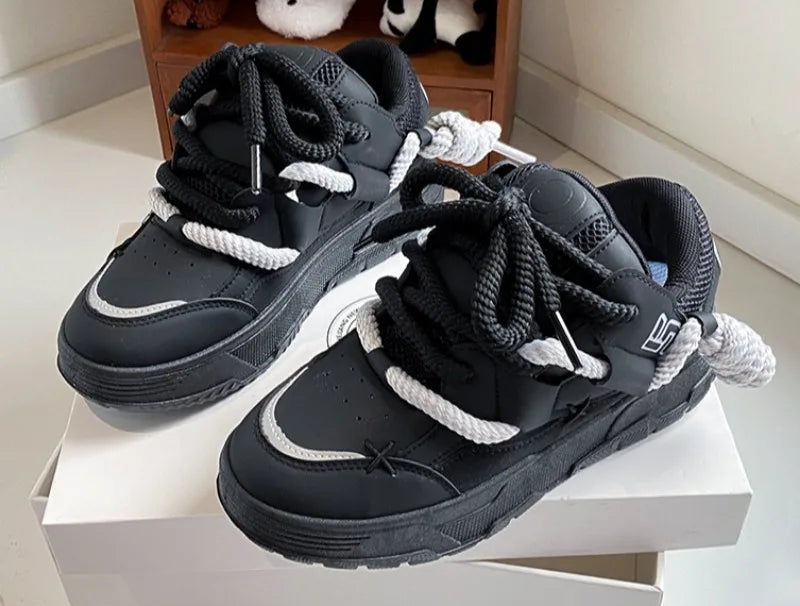 Sneakers Chunky Unisex Suela Gruesa - Zapatillas Casual Versátiles Hombre Mujer