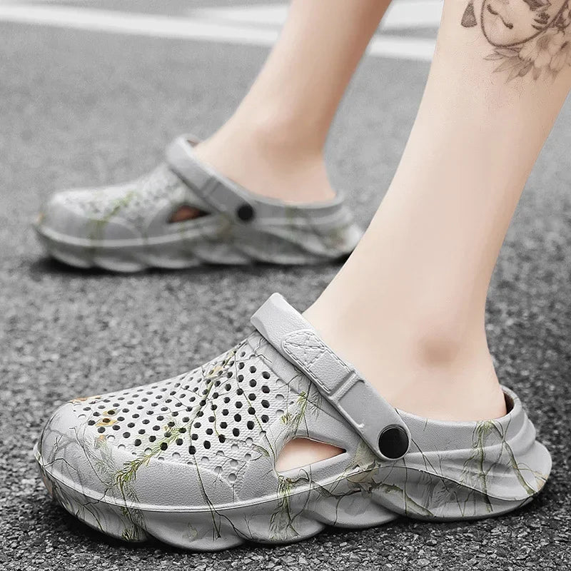 Chanclas Hombre Verano Playa - Sandalias Antideslizantes Outdoor Casual