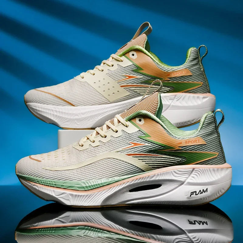 Zapatillas Marathon Profesionales Placa Carbono - Running Competición Verano