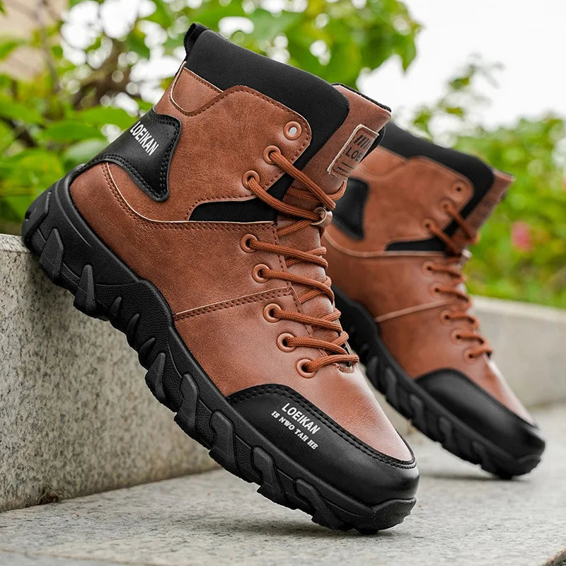 Botas Hombre Montañismo Deportivas - Casual Outdoor Senderismo Trendy Fashion Street Versátiles