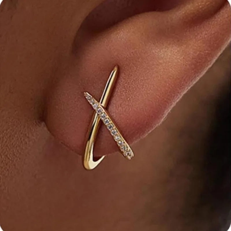 Pendientes Oro 14K Mujer - Delicados Minimalistas Hipoalergénicos