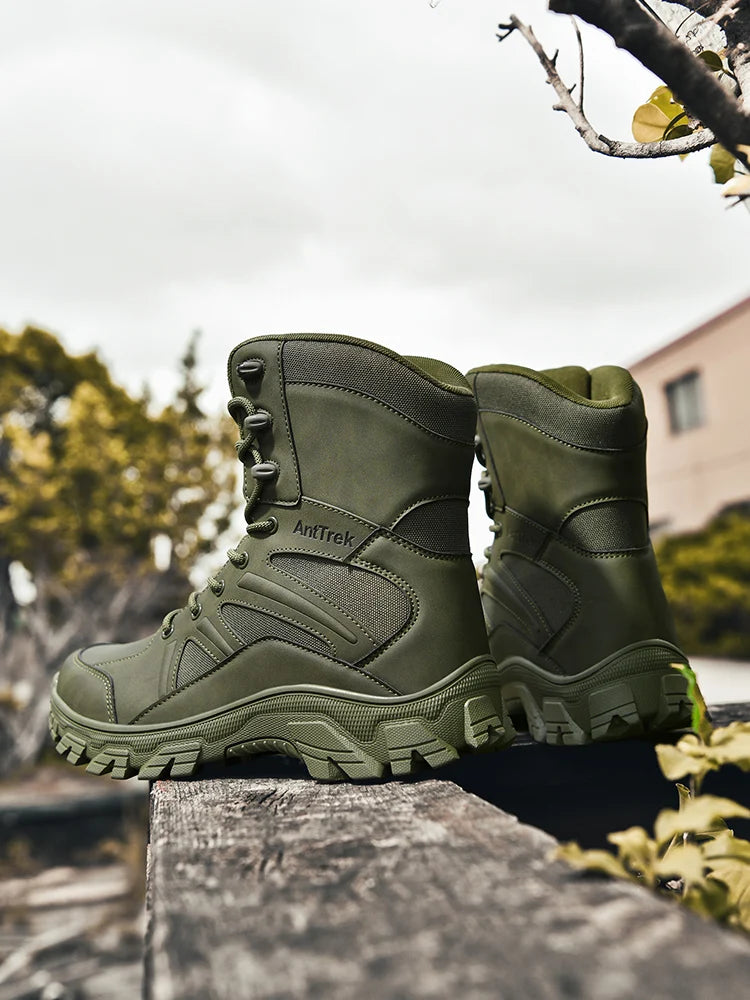 Botas Hiking Hombre High-Top Outdoor - Senderismo Cálidas Cómodas Casual Invierno
