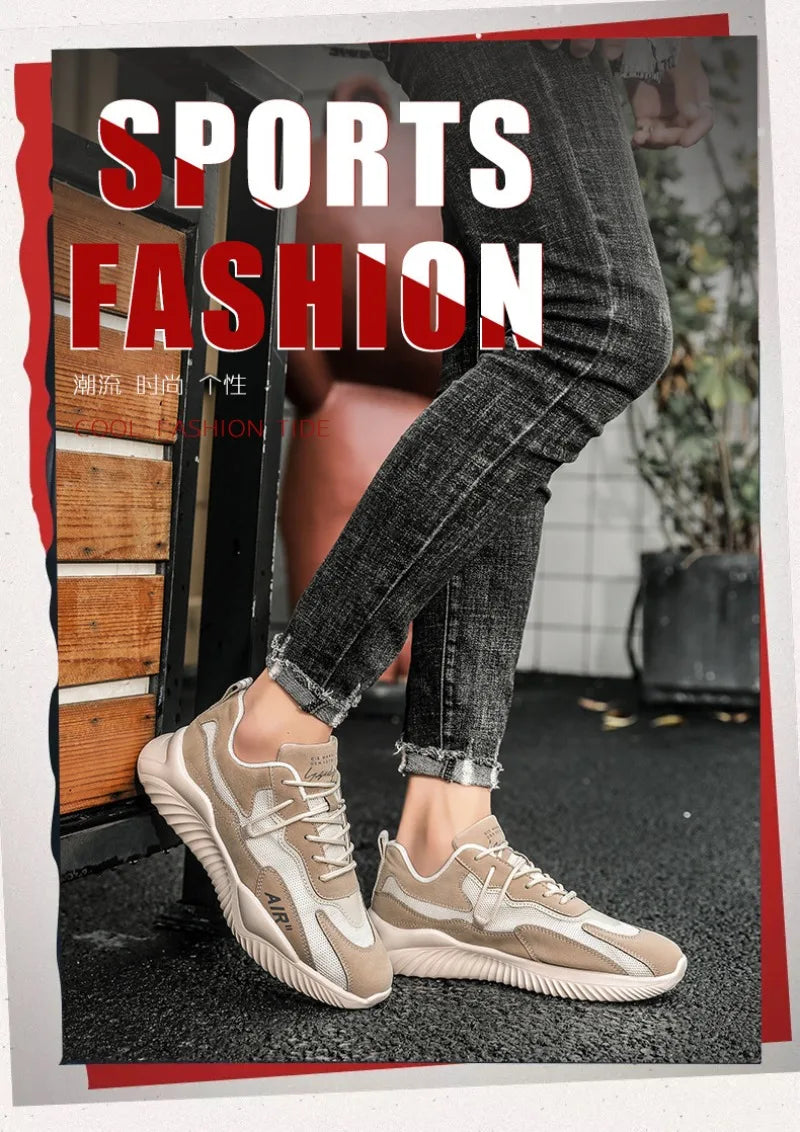 Zapatillas Deportivas Hombre Malla Transpirable - Running Tenis Verano