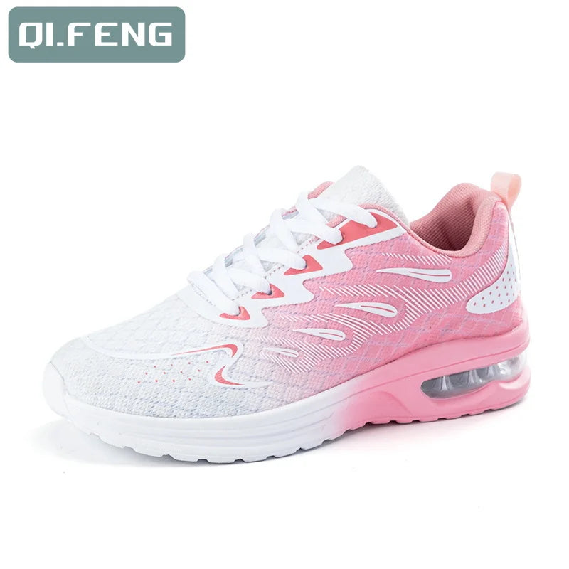 Sneakers Air Cushion Mujer Talla Grande - Zapatillas Mesh Transpirables Ligeras Otoño