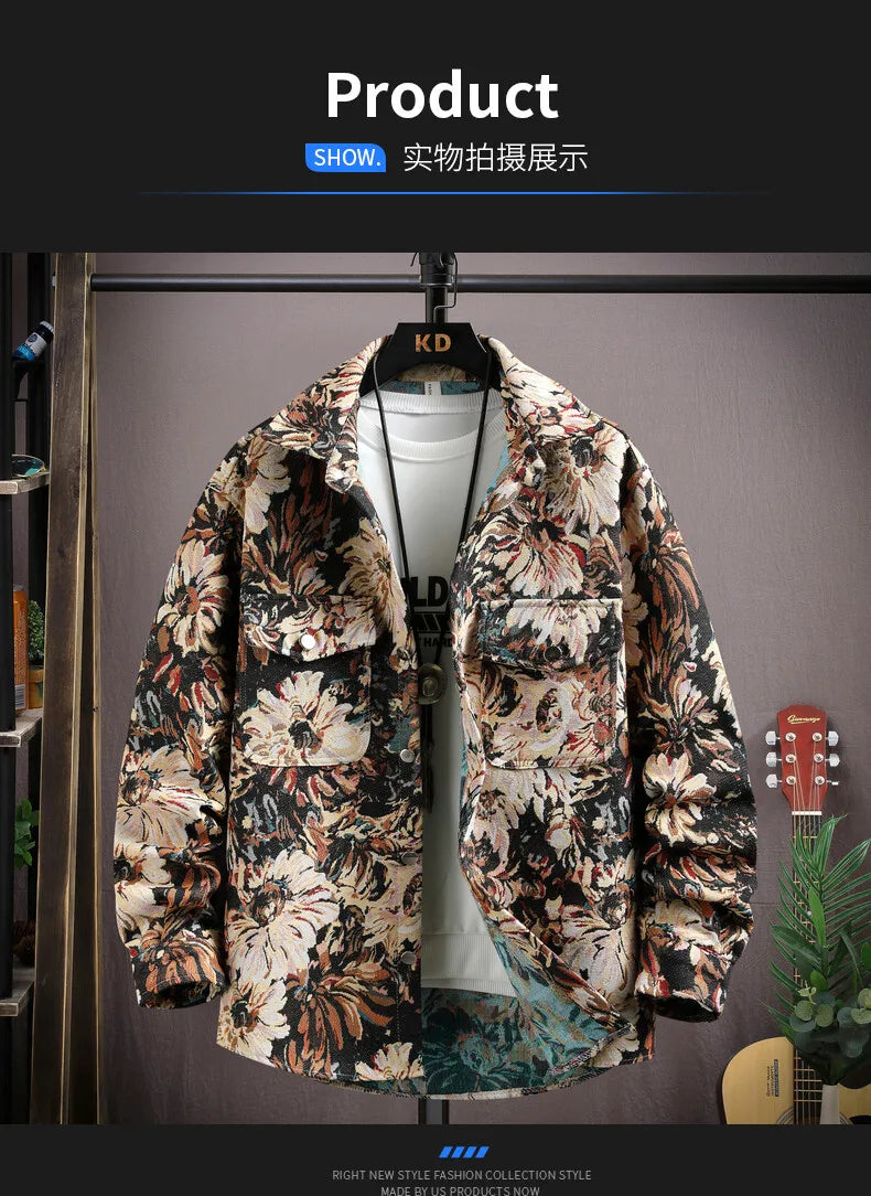 Camisa Jeans Hombre 2025 Primavera - Casual Cálida Fashion Otoño Holgada M-4XL