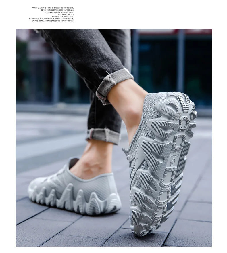 Botas Lluvia Hombre Fashion - Impermeables Antideslizantes Trabajo Cocina Goma Planas