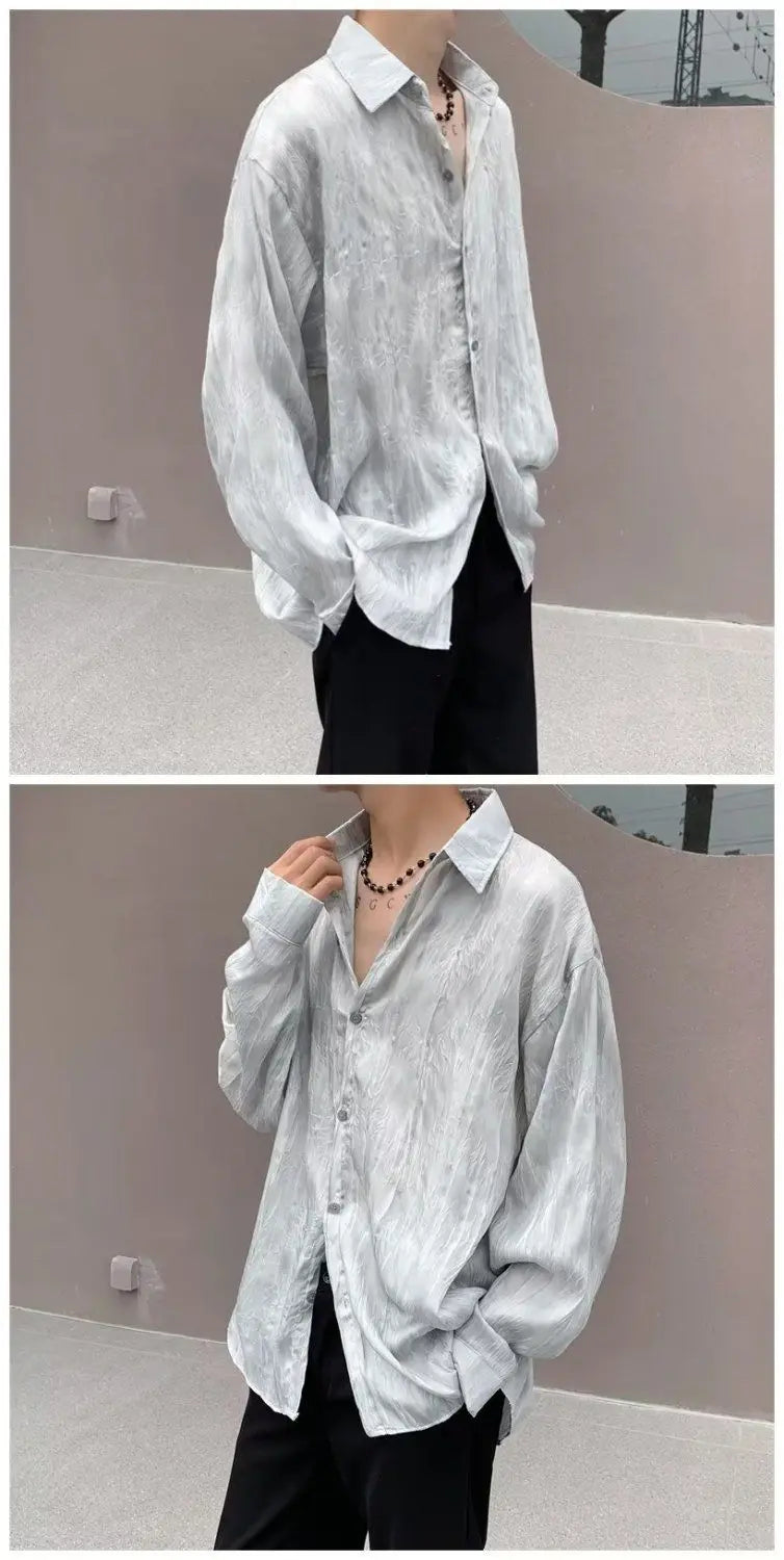 Camisa Hombre Casual Manga Larga Otoño - Protección Solar Marca Trendy