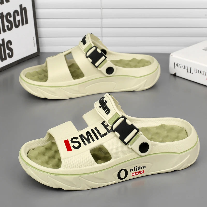 Chanclas Masaje Hombre 2025 - Sandalias Interior Exterior Playa Cómodas Unisex