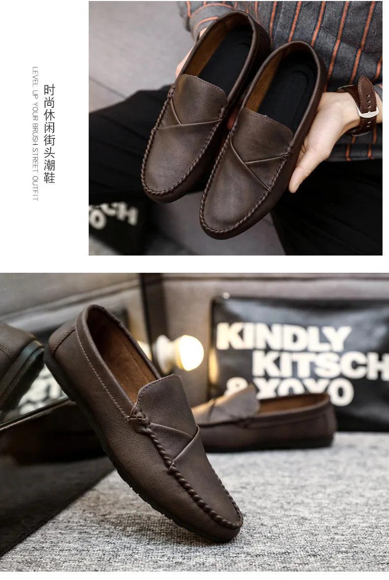 Mocasines Hombre Loafers Artesanales - Casual Cómodos Conducción Sneakers Designer 2023