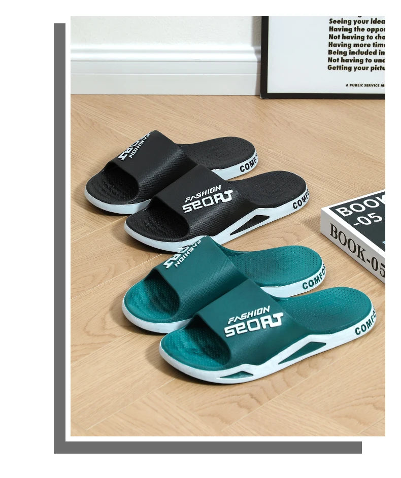 Chanclas Hombre Baño Verano - Antideslizantes Trendy Interior Exterior Casa