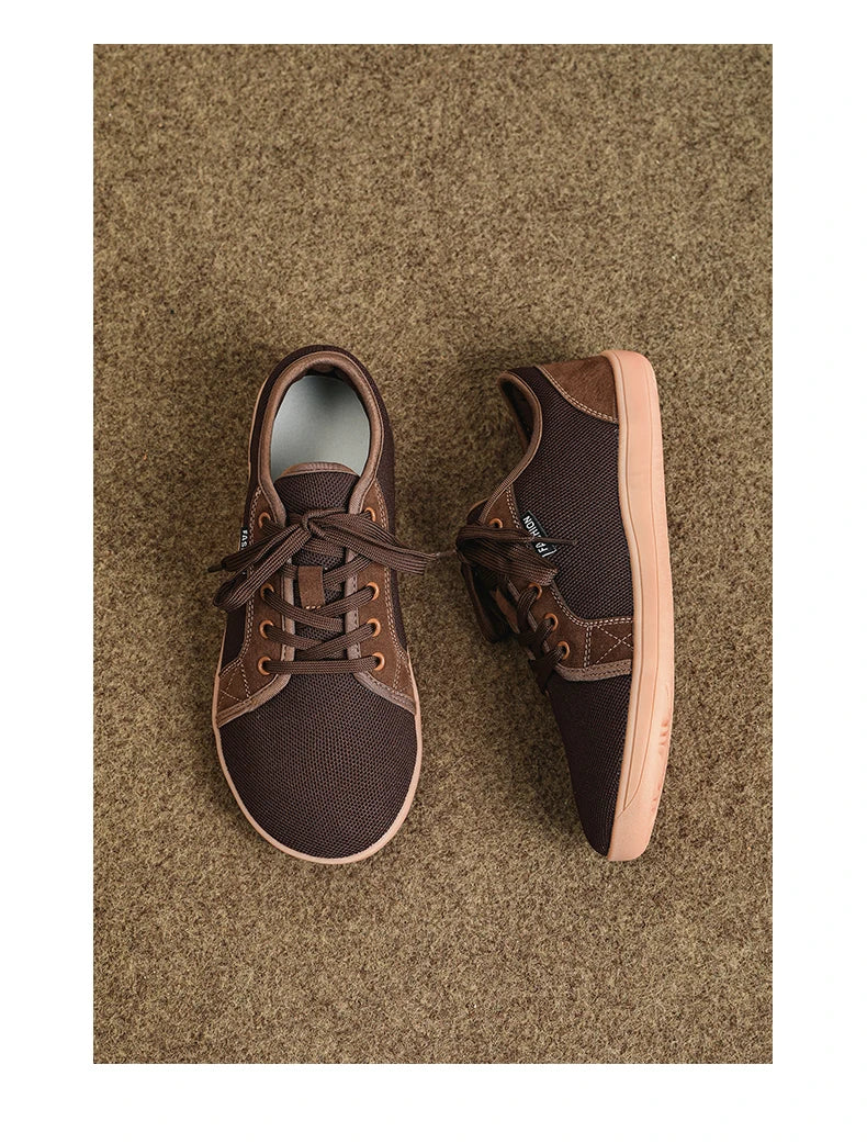 Zapatos Hombre Minimalistas Barefoot - Punta Ancha Zero Drop Transpirables Malla Ligeros Walking