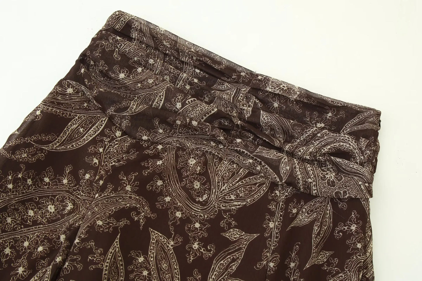 Falda Bohemia Mujer Maxi Elegante - Falda Larga Plisada Floral 2025