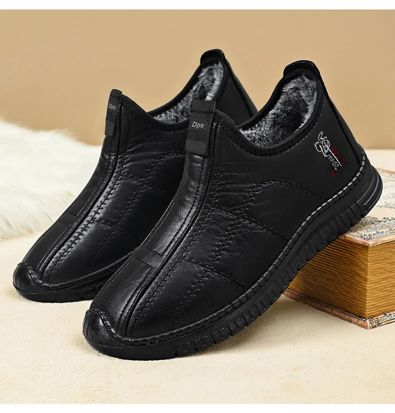 Botas Algodón Hombre Invierno 2025 - Cálidas Acolchadas Outdoor Antideslizantes Casual