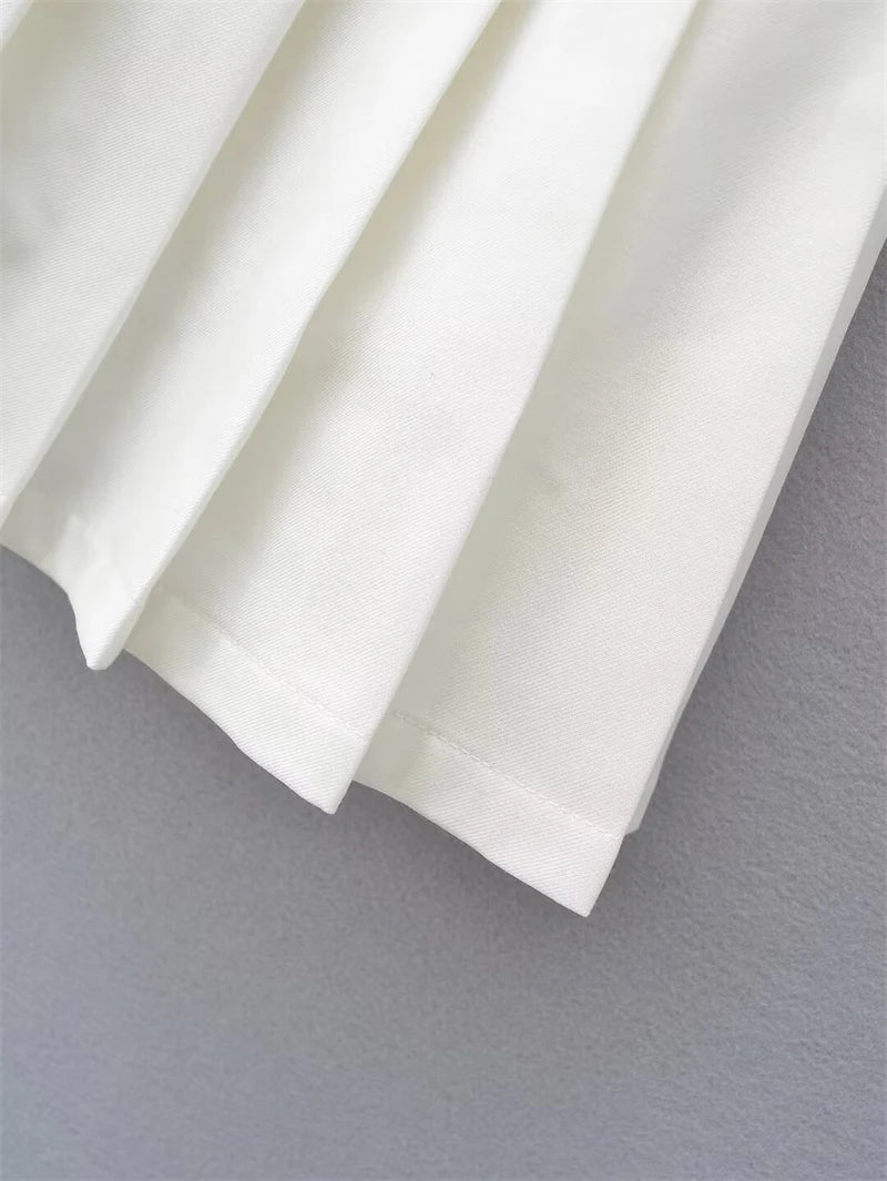 Falda Y2K Mujer Plisada Mini - Falda Cuadros Vintage Harajuku Preppy Lazo