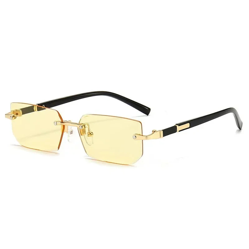 Gafas de Sol Rectangulares Sin Montura - Fashion Unisex Verano UV400