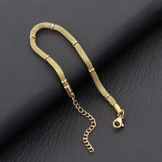 Pulsera Acero Inoxidable Hombre Ajustable - Hipoalergénica