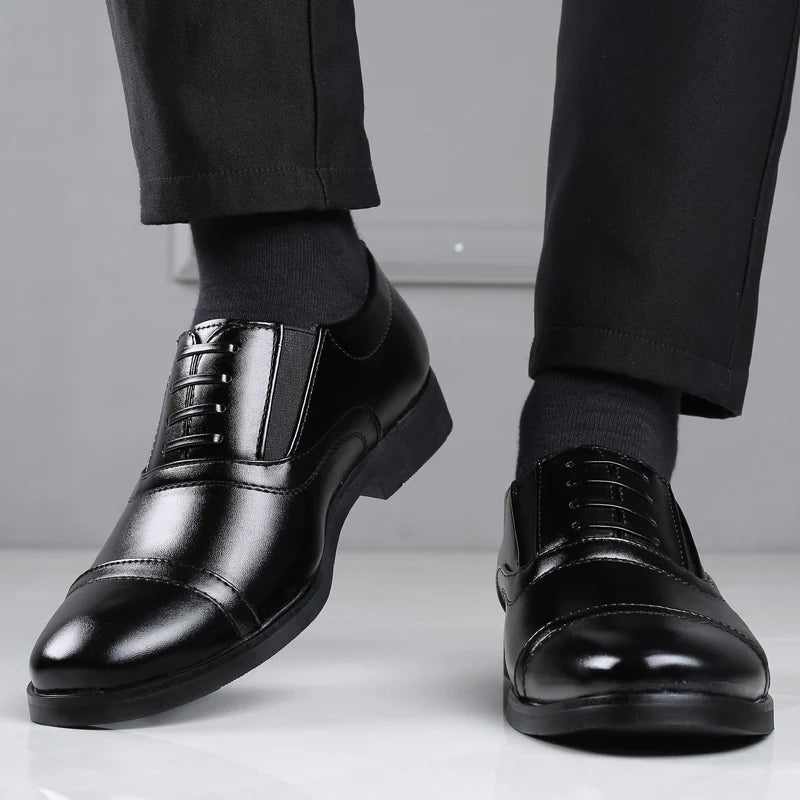 Zapatos Conducción Hombre Cuero Italiano - Business Casual Transpirables Antideslizantes Lujo