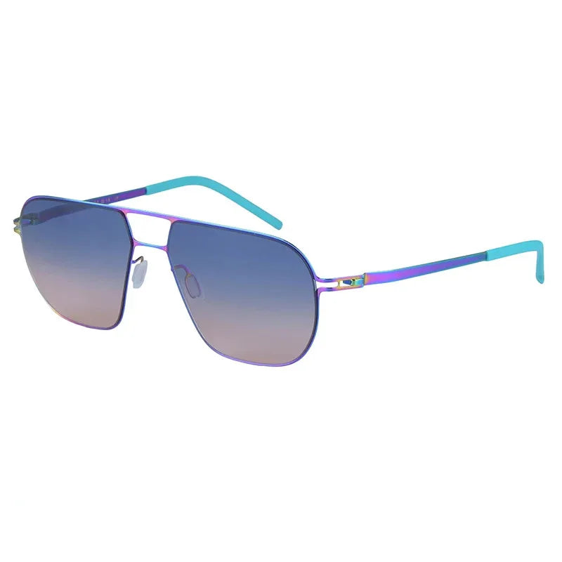 Gafas de Sol Designer ANGUS Alemán Unisex - Cuadradas Coloridas Trendy Ultraligeras Playa Hombre Mujer