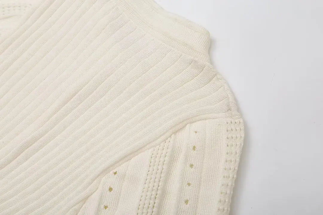 Vestido Punto Mujer Elegante - Vestido Largo Primavera 2025