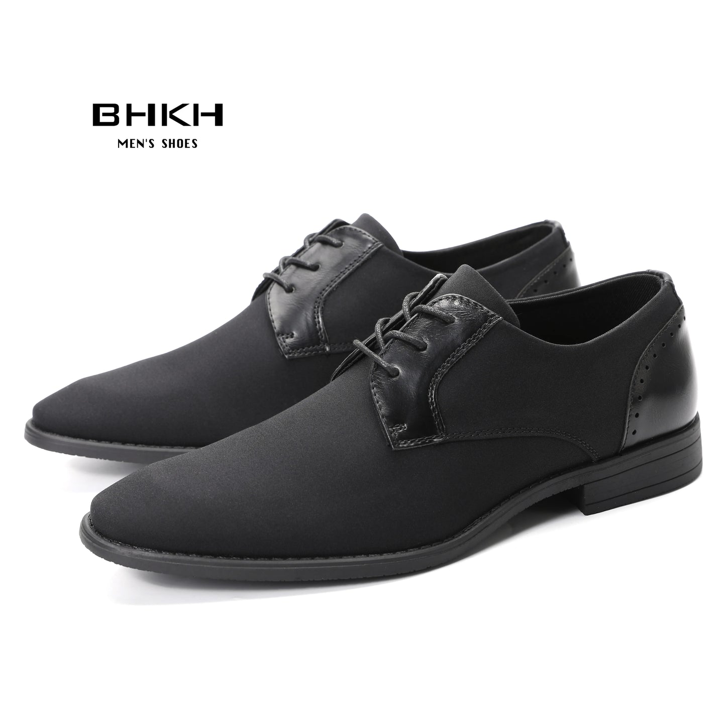 Zapatos Vestir Hombre BHKH Cordones - Casual Negro Business Trabajo Oficina Social