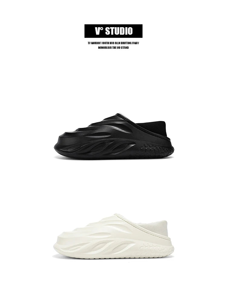 Pantuflas Casa Hombre Forro Polar - Invierno Cálidas Antideslizantes Impermeables