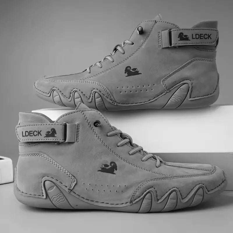 Botas Hombre Casual Verano - Motorcycle Retro Street Suela Suave Walking Versátiles