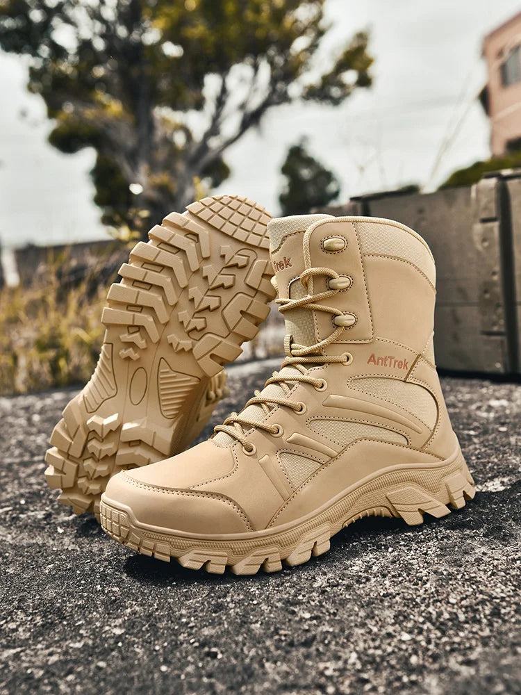 Botas Hiking Hombre High-Top Outdoor - Senderismo Cálidas Cómodas Casual Invierno