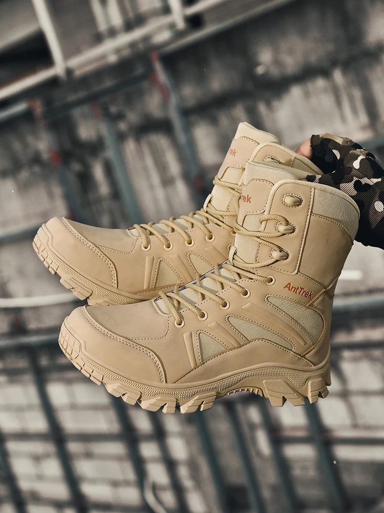 Botas Hiking Hombre High-Top Outdoor - Senderismo Cálidas Cómodas Casual Invierno