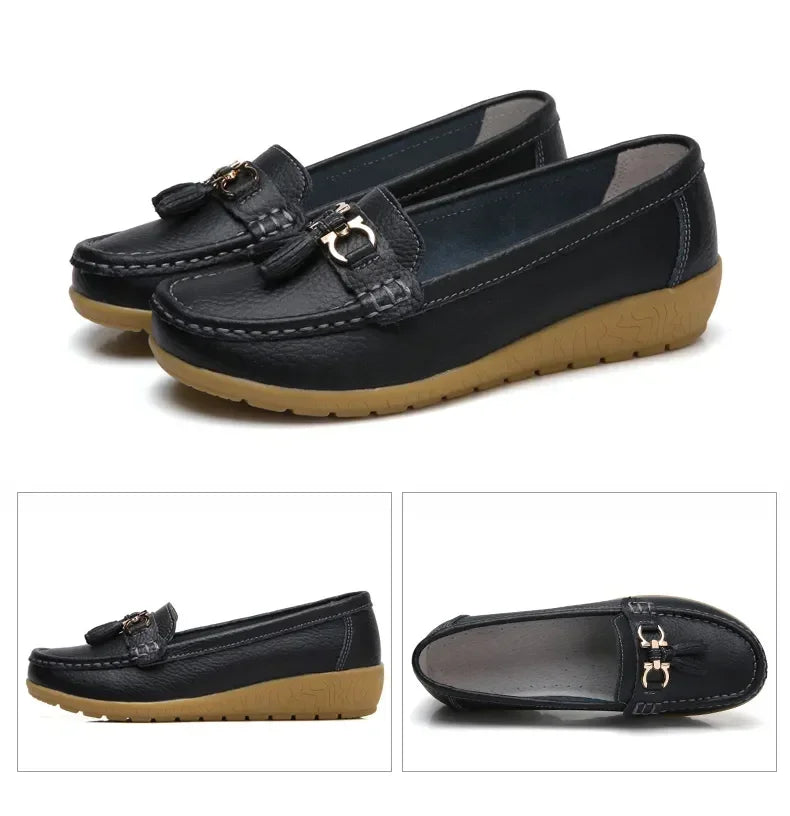 Zapatos Slip-On Mujer Ballet Flats - Moccasins Casual Planos Cómodos