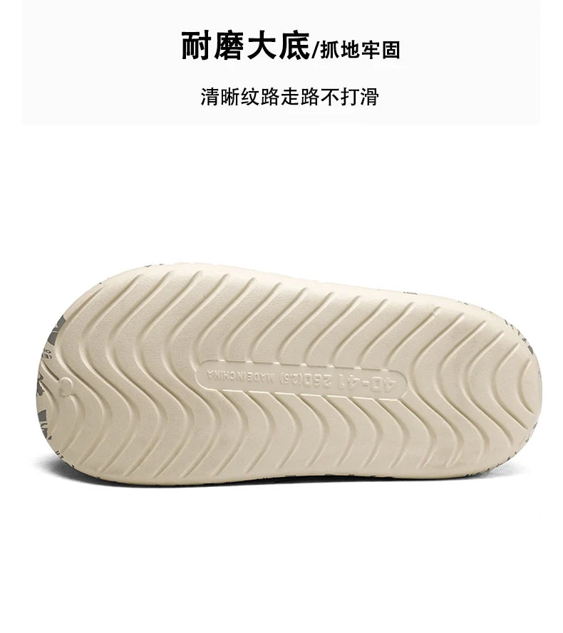 Pantuflas Hombre Invierno Algodón - Cálidas Antideslizantes Impermeables Talón