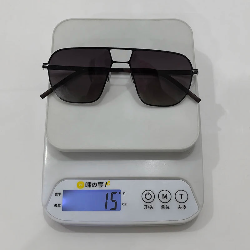 Gafas de Sol Designer ANGUS Alemán Unisex - Cuadradas Coloridas Trendy Ultraligeras Playa Hombre Mujer