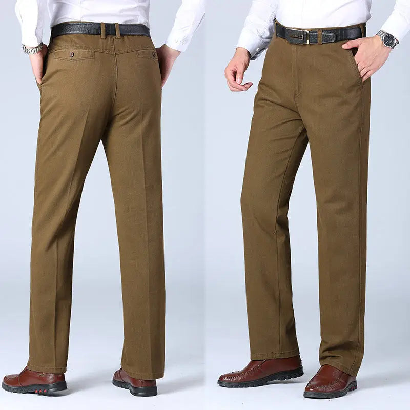Pantalones Hombre Business Casual - Vestir Rectos Primavera Otoño Formales Sueltos