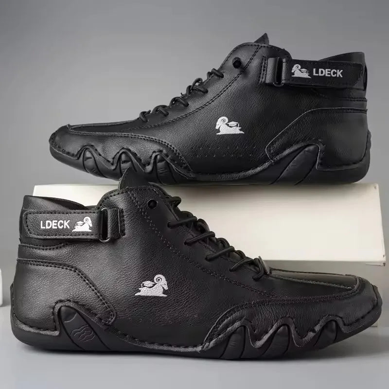 Botas Hombre Casual Verano - Motorcycle Retro Street Suela Suave Walking Versátiles